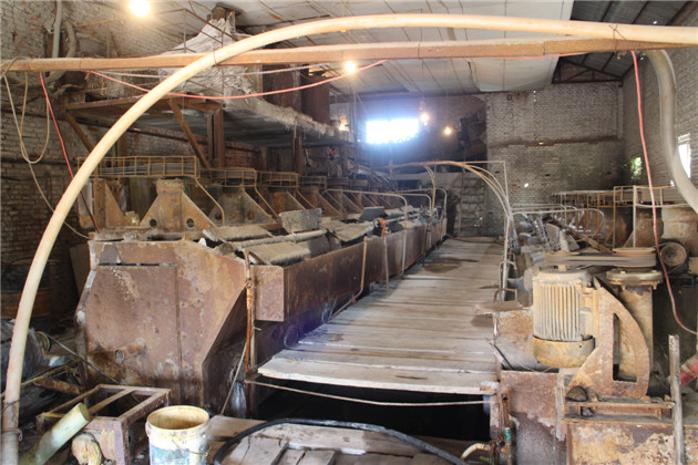 硅線石車間一角